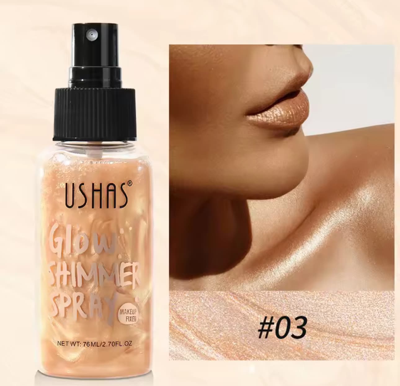 Iluminator Lichid pentru Corp și Față – Color Body Highlighter | Contur, Hidratare, Strălucire
