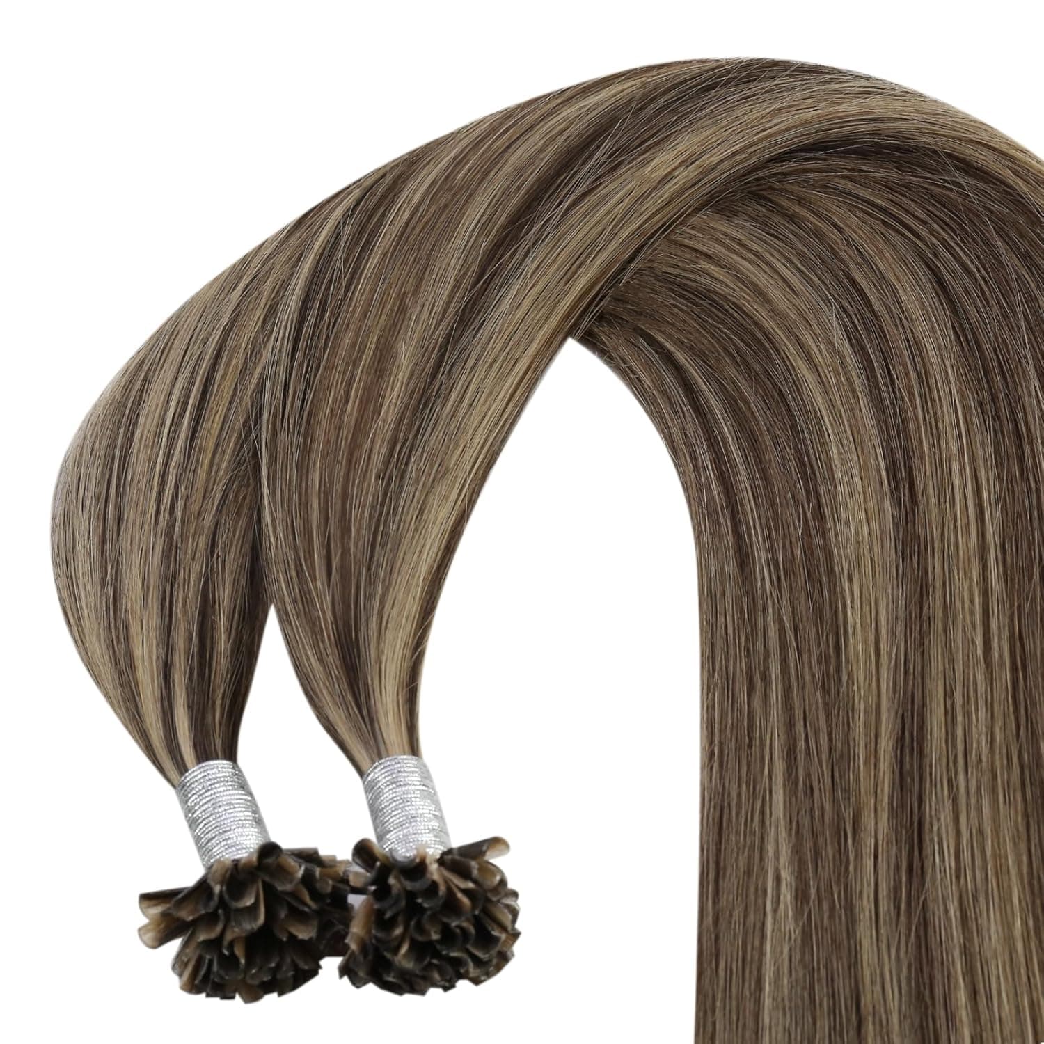 Extensii cheratina DeLuxe Balayage #4 #27