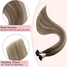 Extensii cheratina Diamond Balayage #9/Light Grey