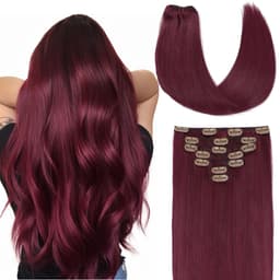 Extensii Clip-On DeLuxe Extreme Burgundy