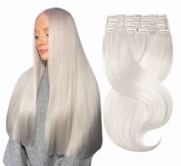 Extensii Clip-On Oskar Light Grey