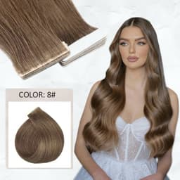 Extensii Invisible Tape #8 Blond Inchis