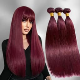 Extensii la Metru DeLuxe Burgundy