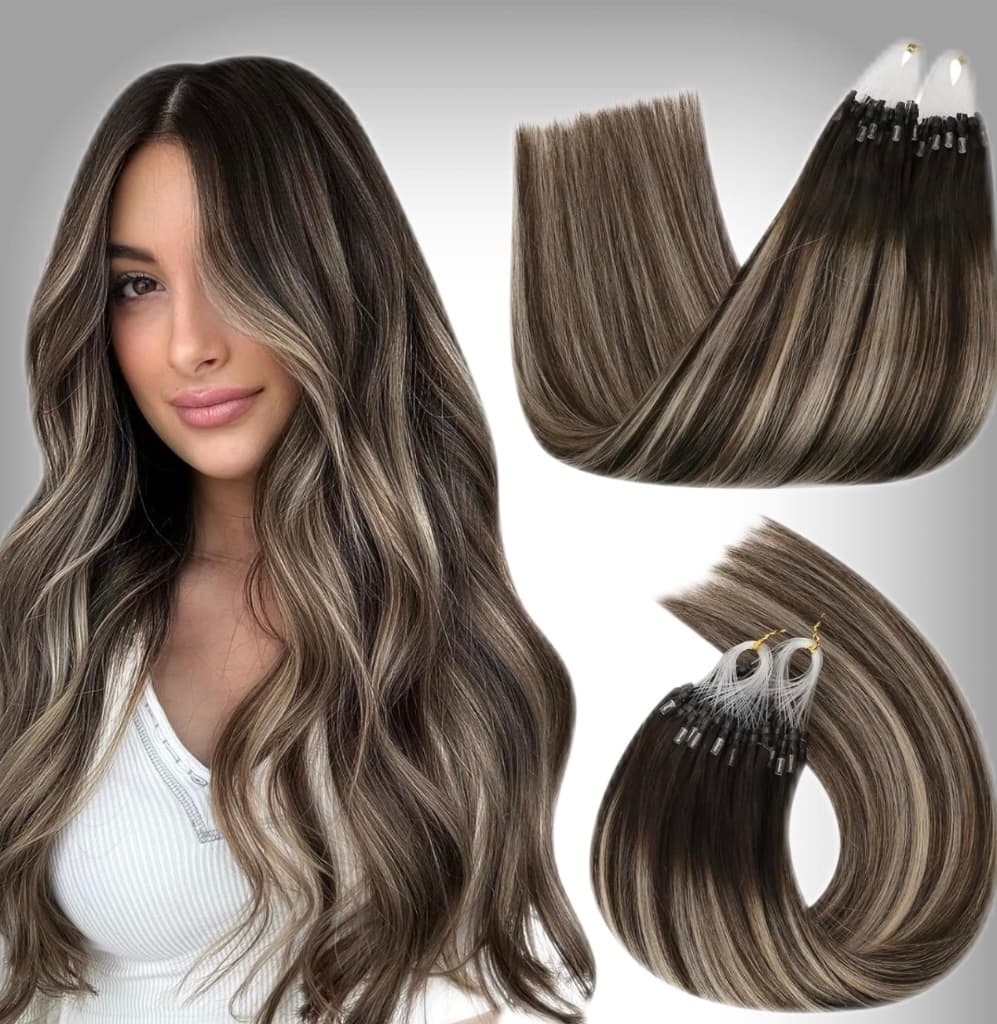 Extensii Microring Black Collection Balayage #2/17//2