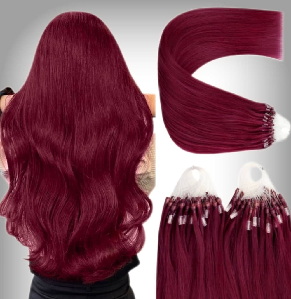 Extensii Microring Diamond Burgundy