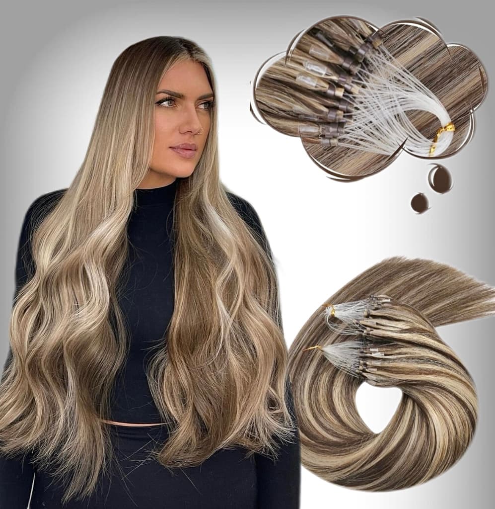 Extensii Microring Oskar Balayage #7 60#