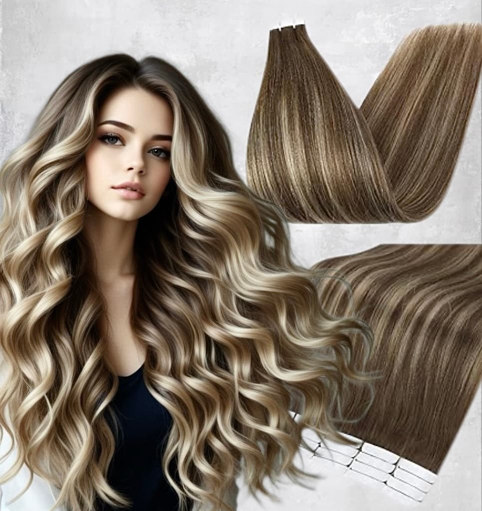 Extensii Tape In Balayage B#4/17/4