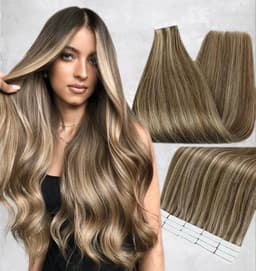 Extensii Tape In Diamond Balayage #6/Silver