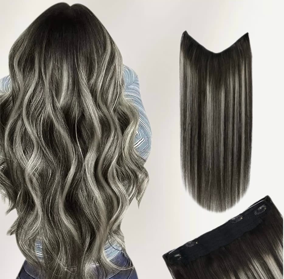 Trese de Par Diamond Balayage #1B/ Silver/ #1B