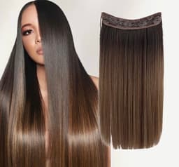 Trese de Par Ondulate #2/#8 Ombre Saten Inchis/ Blond Aluna