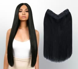 Tresa de par V-SHAPE Negru  #1 Deluxe
