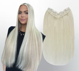 Trese de Par Natural V-Shape Silver