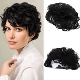 Mesa din par pentru volum Negru