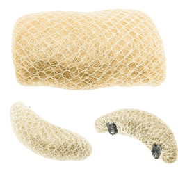 Set 3 bureti din par natural pentru coc Blond