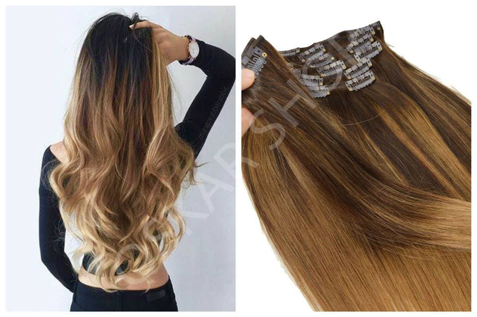 Mini Set Clip-On Balayage #3 #24
