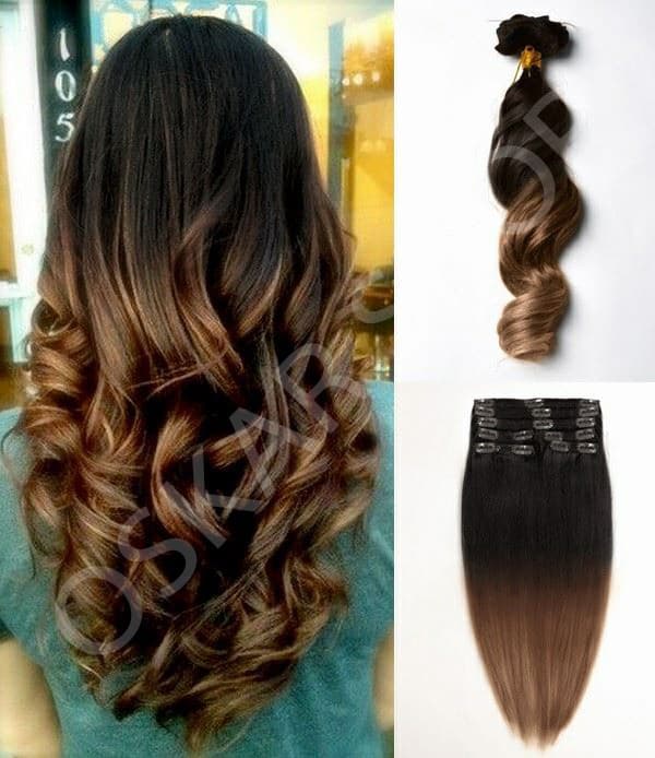 Mini Set Clip-On Ombre #3 cu #8