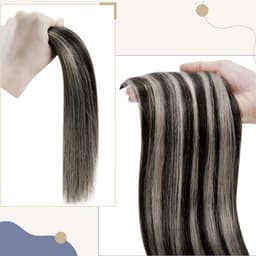 Coada de par White Platinum Balayage #1/ Light Grey