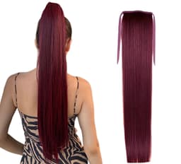 Coada de Par cu Bentita Luxe #Burgungy