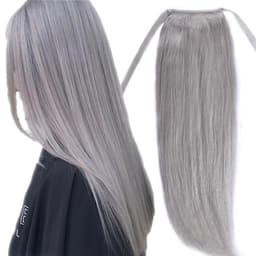 Coada de Par cu Bentita Luxe Grey