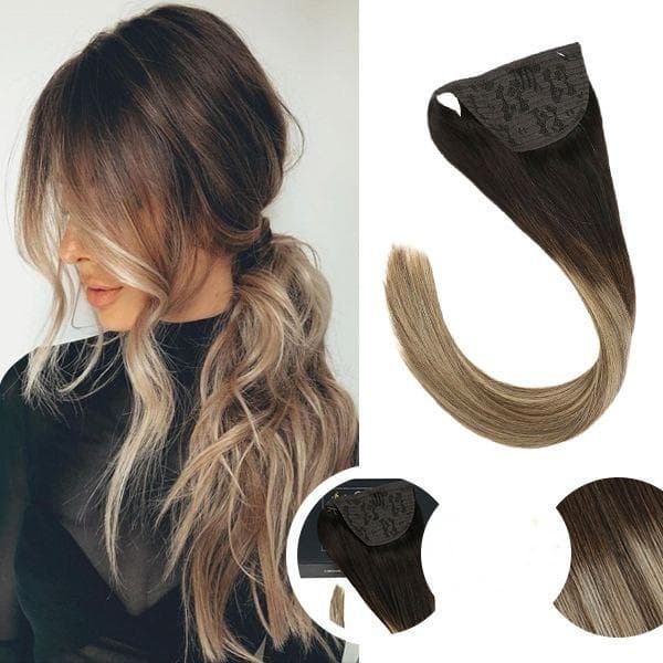 Coada de par White Platinum Ombre #4/#18