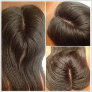 Peruca partiala Blond Miere
