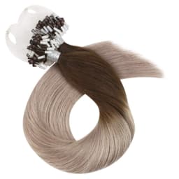 Extensii Microring Black Collection Ombre #9/ Light Grey