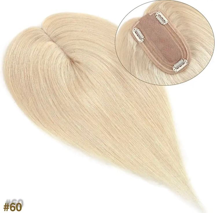 Peruca Partiala Blond Alb