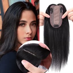 Peruca partiala Negru