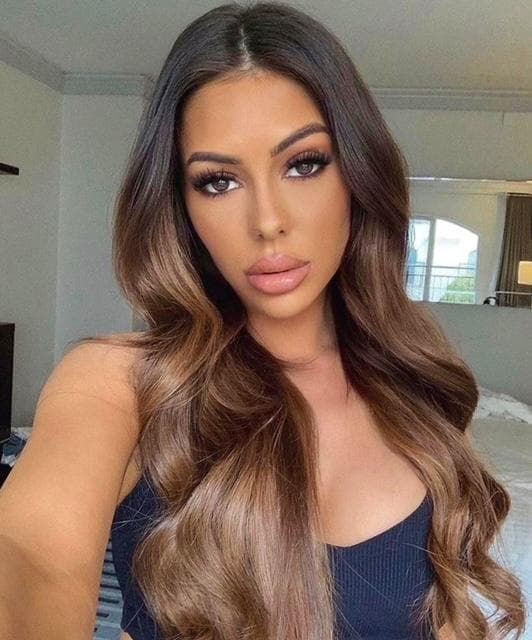 Peruca par natural Ombre #1b/#7 