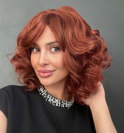 Peruca Red Waves