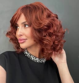 Peruca Red Waves