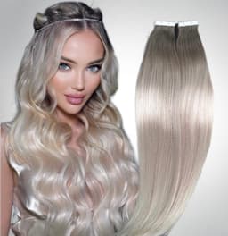 Extensii Tape In Ombre #19/Silver