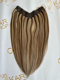 Trese de Par Natural V-Shape Diamond Balayage #1B/Light Grey
