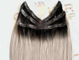 Tresa Eva Hair (6D) Ombre Negru Natural/ Grey