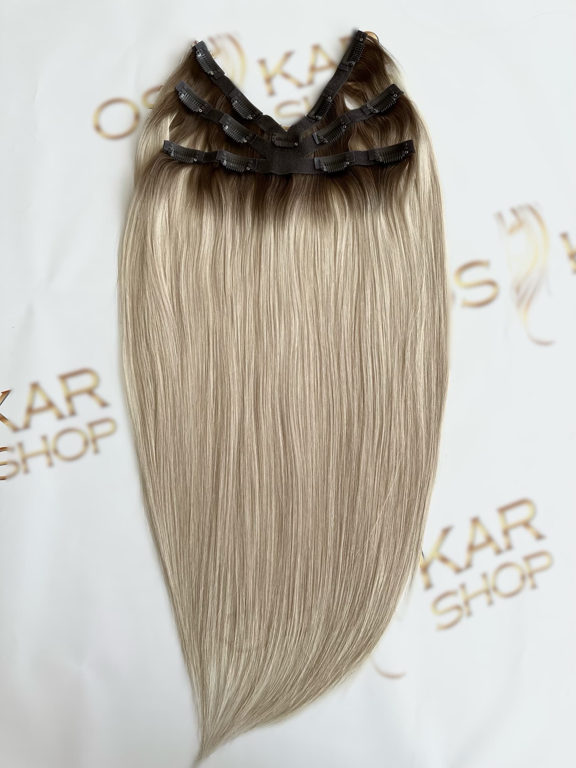 Tresa Eva Hair (6D) Ombre Saten Natural/ Blond Deschis #7/ #60A