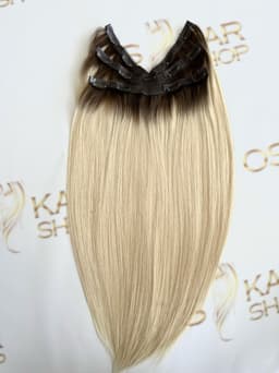 Tresa Eva Hair (6D) Ombre Saten Mediu/ Blond Deschis #3/ #60