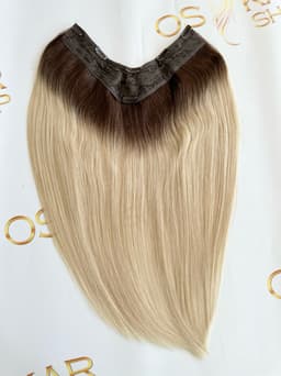 Trese de Par Natural V-Shape Ombre #3/#60